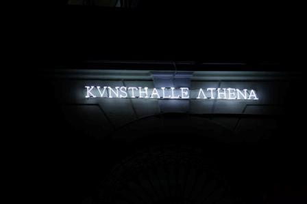 Kunsthalle Athena logo by Angelo Plessas
